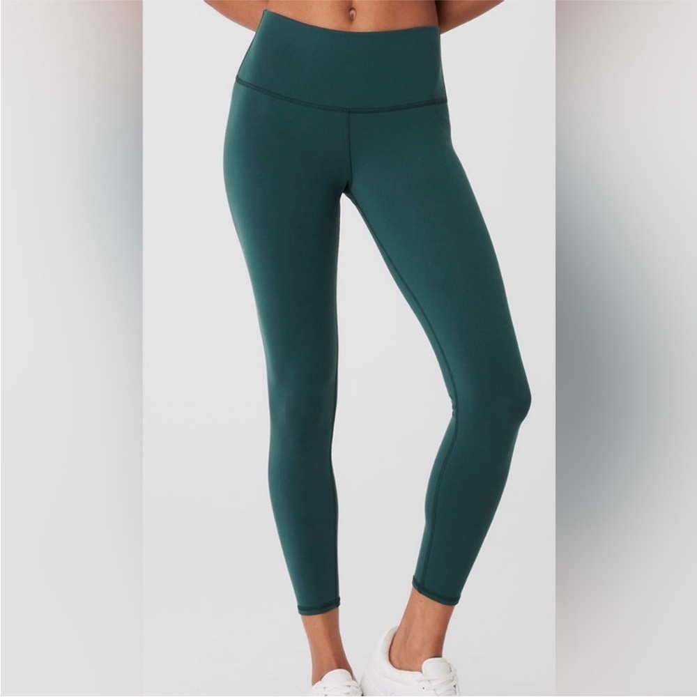 ALO Yoga Women's Midnight Green Leggings Size Medium - Picture 3 of 6